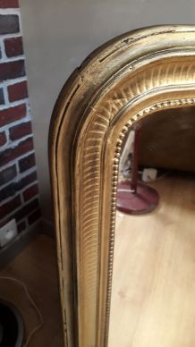 miroir louis philippe   86x62cm  dorè quelques default du a 