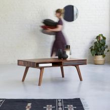 Table basse scandinave en pallisandre
