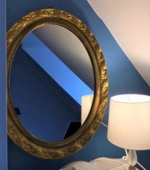 Grand miroir bois doré  72cmx58 cm