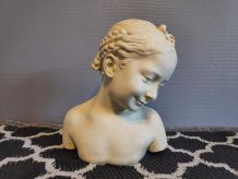 buste "la rieuse" d'après Jean-Baptiste Pigalle en composite