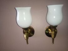 Appliques Murales Art Déco Néo classique Main au flambeau 