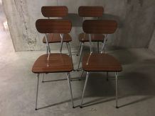 Chaises en formica années 60