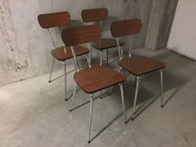 Chaises en formica années 60