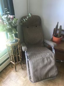 Fauteuil en tweed 