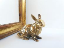 Lapin laiton doré vintage
