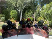 ENSEMBLE DE 12 SPOTS  COULEUR JEUX DE  LUMIERE SOIREE DISCO