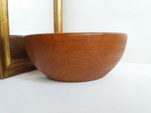 Coupe teck belle patine ancienne