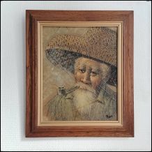 Portrait "Vieillard à la pipe"