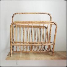 Porte-revue en rotin