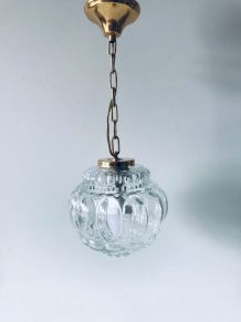 Suspension luminaire boule en verre