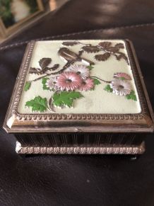 Coffret à bijoux laiton ou bronze des années 50