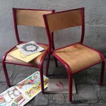 Petites chaises écolier