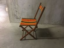 Chaise pliante années 60