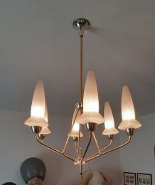 Lustre vintage 6 feux 