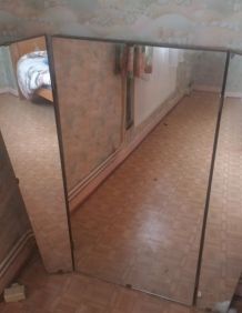 miroir de coiffeuse ancien tryptique