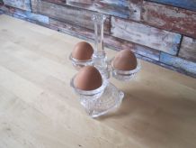 Présentoir a œufs  en verre épais  