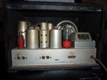 Ancien poste radio TSF à lampes (années 1930-40)
