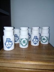 pots d'apothicaire flacons à épices