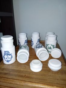 pots d'apothicaire flacons à épices