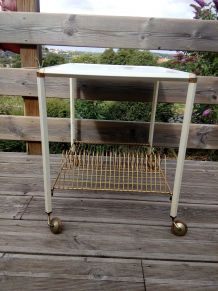 Range vinyles à roulettes