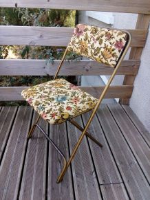 Chaise pliante Lafuma modèle Chantazur d'avant 1968