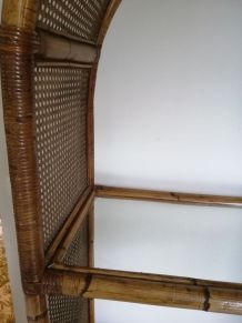 Bibliothèque en rotin