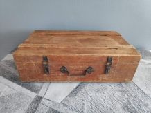 valise ancienne en bois