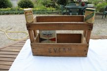 Caisse casier Eau Evian années 60