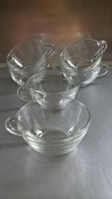 Six tasses à café DURALEX