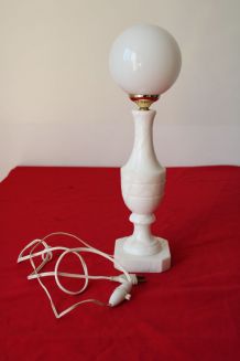 Lampe albâtre années 50