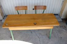 Bureau écolier vintage années 70