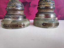 statuettes "le sauveteur" et "l'épave" par Auguste Moreau