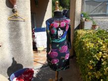 ROBE VINTAGE DESIGUAL TBE NOIR T S 