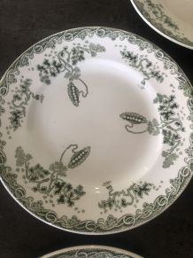 5 assiettes plates Saint Amand et Hammage Modèle Modern Styl