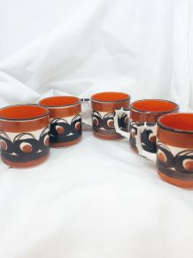 Ensemble de 9 tasses SMF Schramberg