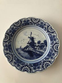 Assiette décorative Delft 18,5 cm