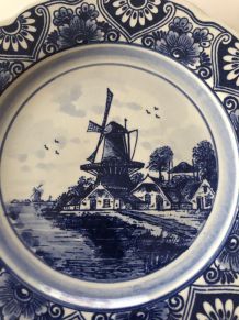 Assiette décorative Delft 18,5 cm