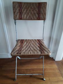 Chaise pliante années 30