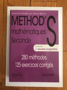 Livre Method's Mathématiques Seconde
