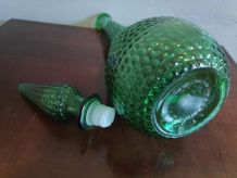 carafe empoli verte avec bouchon flamme
