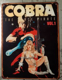Plaque métal Cobra