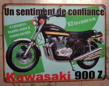 Plaque métal Kawasaki 900 Z