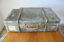 Va lise fer blanc années 40/50