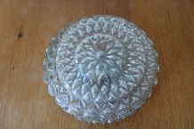 Applique verre pressé moulé années 60