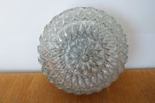 Applique verre pressé moulé années 60