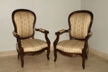 2 fauteuils voltaire