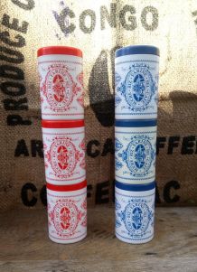 Lot de 6 boites de conservation Pernod 