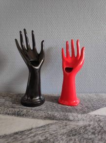 soliflore en céramique noir