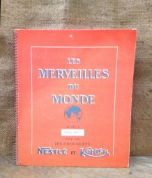Album d'images "Les merveilles du monde" Nestlé et Kohler  
