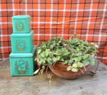 Joli trio de boites en tôle "Lipton's tea" (thé)